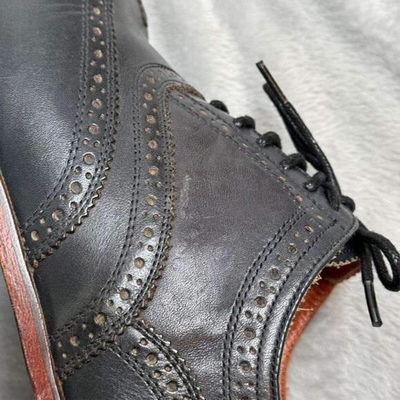 Florsheim by Duckie Brown Dress Shoes Mens Size 9.5 Blue Lace Oxford Workwear main image 3